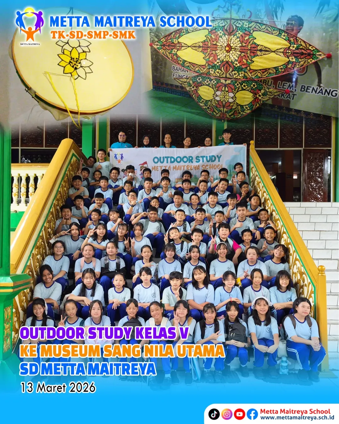 Outdoor Study Kelas V SD Metta Maitreya ke Museum Sang Nila Utama